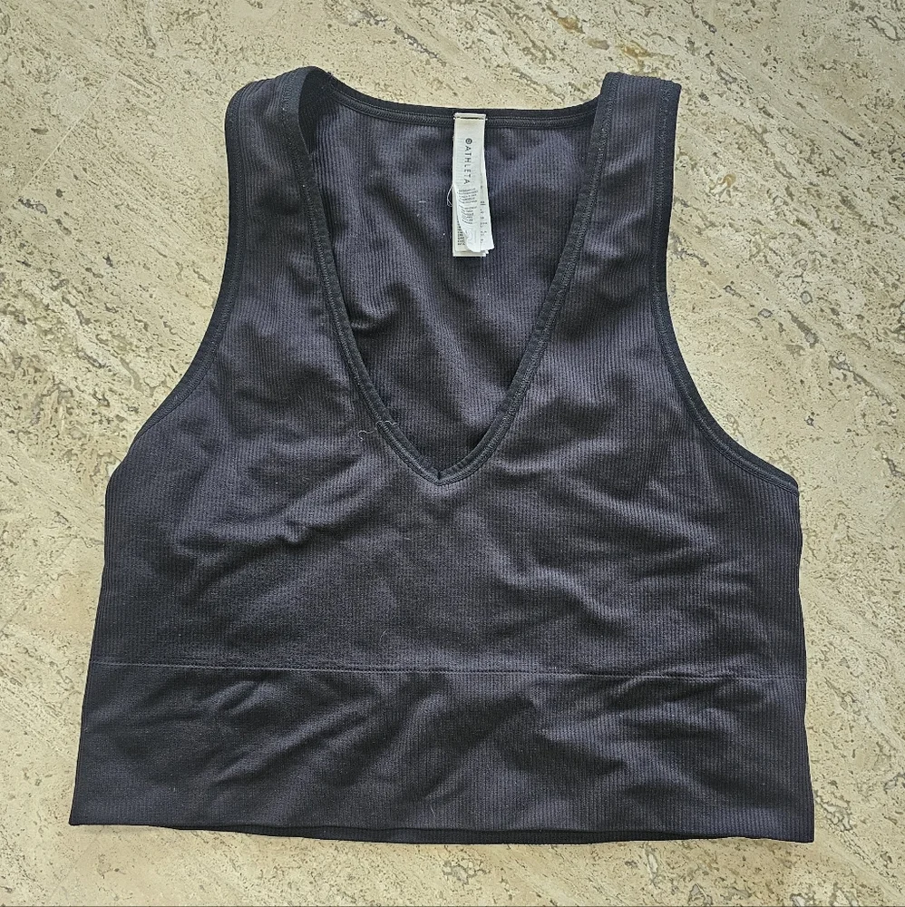 Athleta Aurora Seamless Crop Rib Tank - Picture 3 of 5